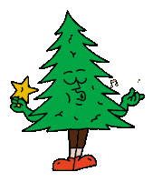 Christmas Tree Mon Beau Sapin Sticker by la Chapelle