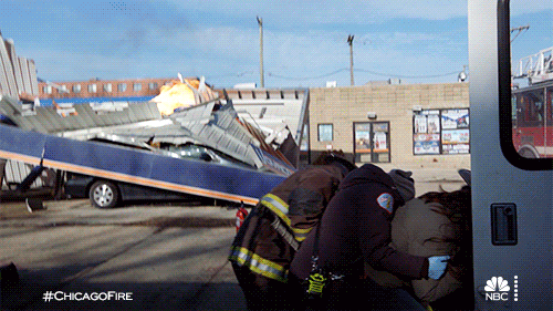 Explosion GIF by One Chicago