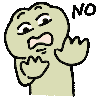 Go Away No Sticker