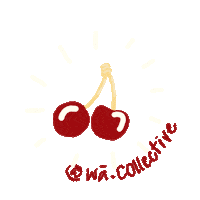 Period Cherry Sticker by Wā Collective