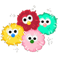 Pompom Sticker