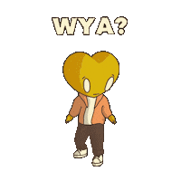 Looking Around Where Are You Sticker by LT3 Creations