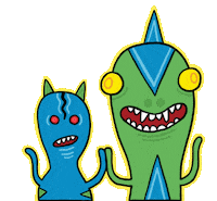 Alien Dance Sticker