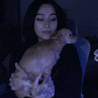 Cute Girl Dog GIF