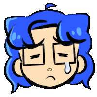 Sad Face Sticker