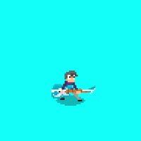 Pixel Guitar GIF by dieselraptor