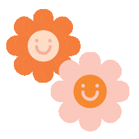 Flower Power Love Sticker