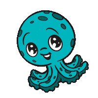Octopus Swim Lessons Sticker by Buzz Franchise Brands