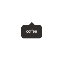 Coffee Tag Sticker