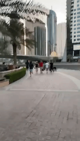 People Walk Through Dubai Streets as UAE Eases Coronavirus Restrictions