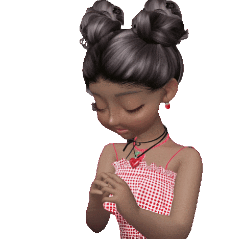 elistorycriativo garota agradecer reza elistorycriativo menina Sticker