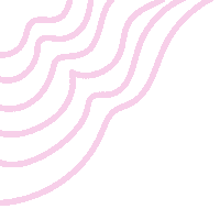 RaakelPuukko pink doodle waves decor Sticker