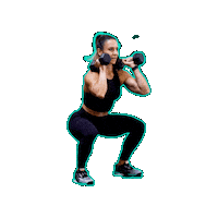 Personal Trainer Leg Workout Sticker by Carol Trainer
