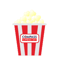 CompassEC movie popcorn compass cec Sticker