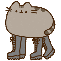Doc Martens Cat Sticker by Pusheen