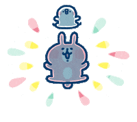 うさぎ Piske Sticker by Kanahei