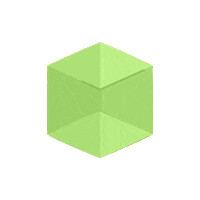 Cube Sticker by WUNDERFOLKS
