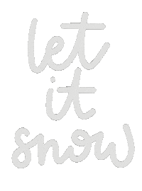 Let It Snow Sticker