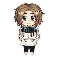 Birthday Chibi Sticker