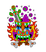 Halloween Fall Sticker by MOYOGASH