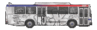 Public Transportation Bus Sticker by dgk