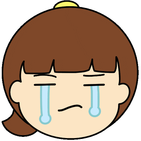 Sad Cry Sticker