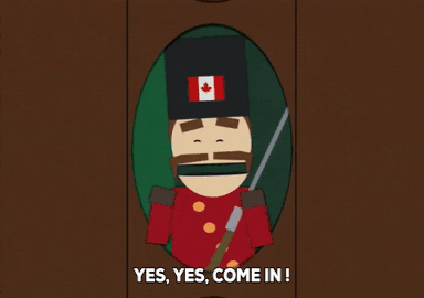 happy canadian GIF by South Park 