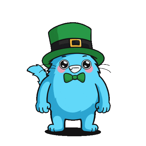 St Patricks Day Cat Sticker by Frensville