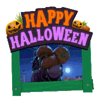 Trick Or Treat Halloween Sticker by Dino Ranch
