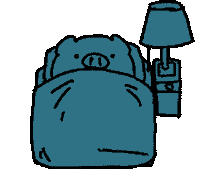 Coffee Pig Sticker