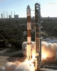 Lift Off Fire GIF by European Space Agency - ESA