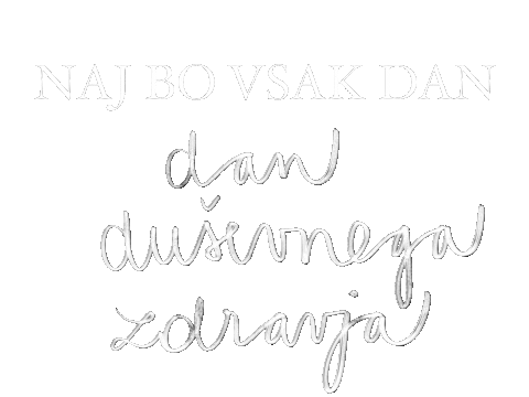 Dusevno Zdravje Sticker by Kako si?