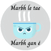 Tae Gaeilge Sticker by Cumann na bhFiann