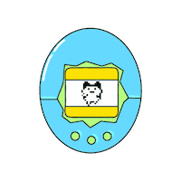 School Tamagotchi Sticker