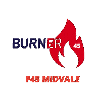 F45 Burner Sticker by f45trainingmidvale