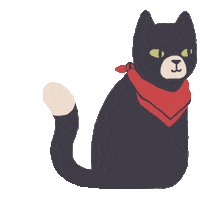 ruillu cat illustration cats meow Sticker