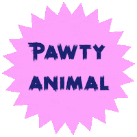 Party Sticker by Little Blue Fairy
