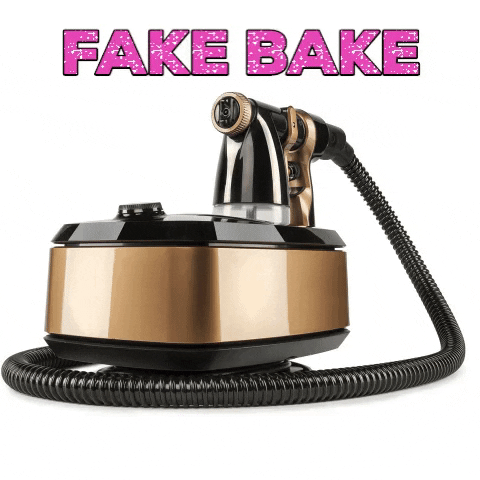 fakebake giphygifmaker tan tanning spraytan GIF
