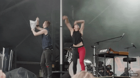 matt and kim governors ball GIF by GOVBALL NYC