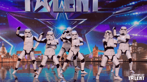 stormtroopers GIF by Britain's Got Talent