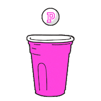 pong pink cup Sticker by Victoria's Secret PINK