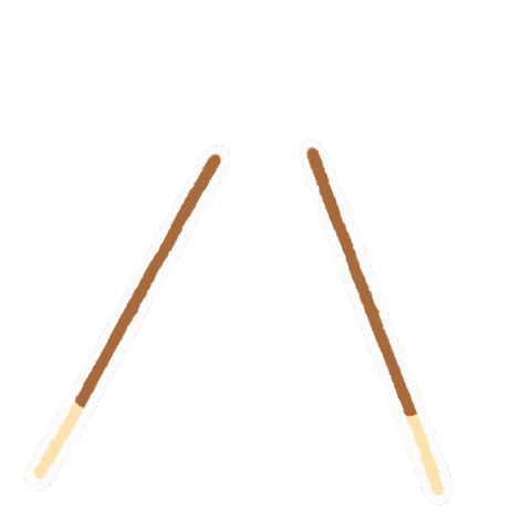 乾杯 おやつ Sticker by POCKY_JP