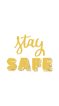 Stickers Stay Safe Sticker by Blunt and Brave