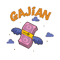 Money Flying Sticker by MNC Kapital Indonesia