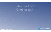 1 800 Contacts Faq GIF by Coupon Cause