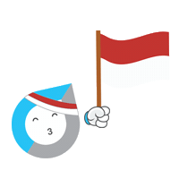 Indonesia Merdeka Sticker by Cashlez