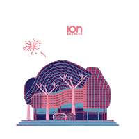 Cheers Kiss Sticker by ION Orchard