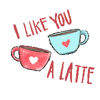 I Like You Coffee Sticker