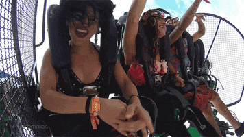 insomniacevents scream enjoy ride good times GIF