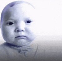 Staring Not Funny GIF